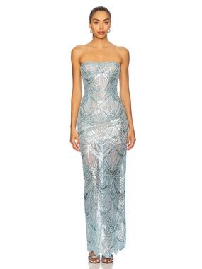 elliatt floral midi dress Shannon 3D Floral Midi Dress - White - L